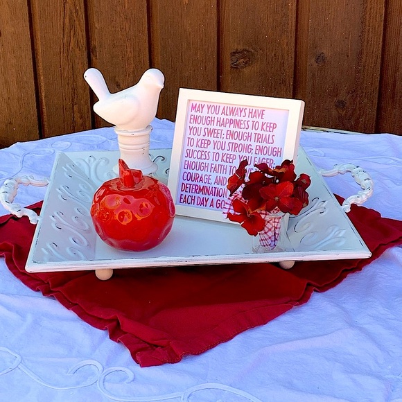 Metal Display Tray - White - Picture 2 of 5